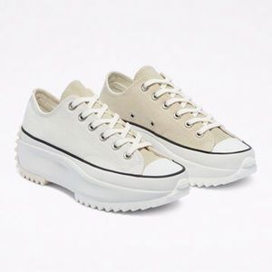 Converse run star hike low top platform sneakers